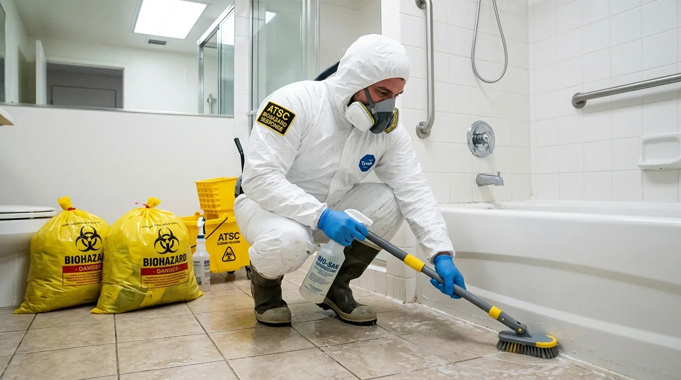 Decontamination equipment deployed for Blood Cleanup in Saint Ann